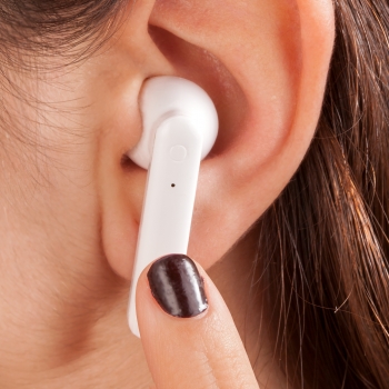 Kabellose Bluetooth 5.0-Kopfhörer mit Ladecase